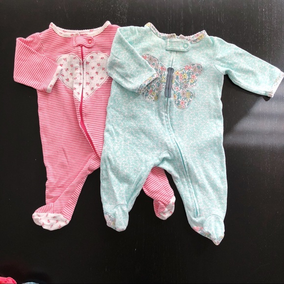 carters newborn girl sleepers